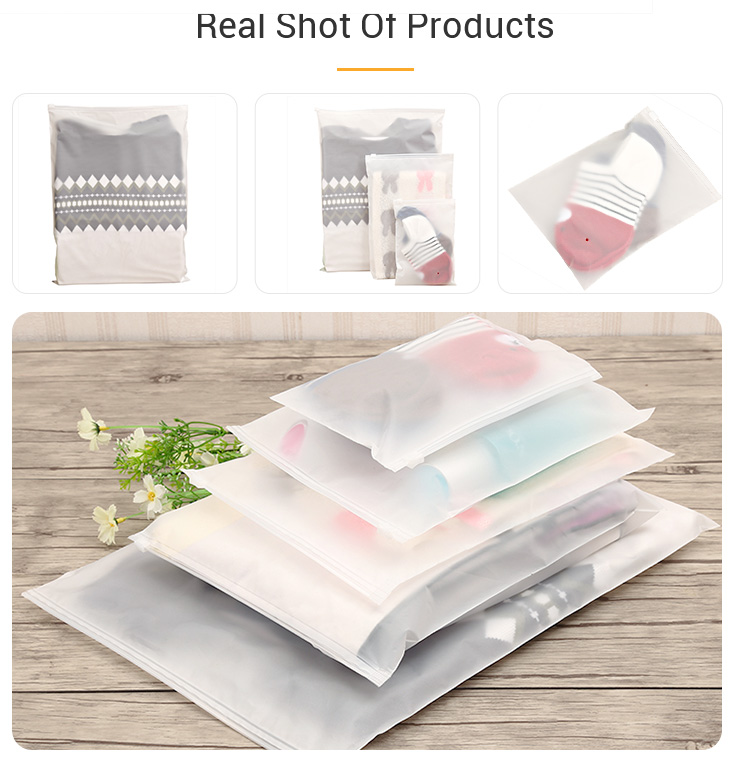 PVC/EVA/PP Custom Plastic Bag Biodegradable PVC Plastic Zip Bags For Travel