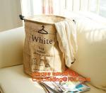 Jute Dirty clothes basket Foldable Dirty Clothes Washing Laundry Basket, Picnic