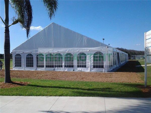 Buy cheap Outside Party Canopy Tent , 20 X 30 Party Tent Waterproof PVC With Clear Windows from wholesalers