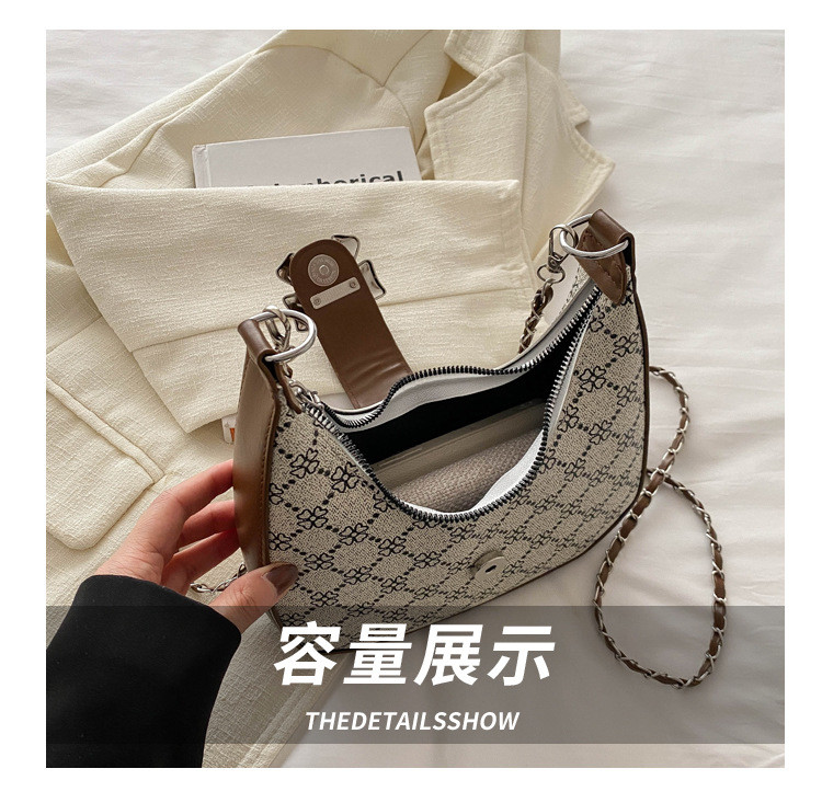 UNDERARM BAG ARC DE TRIOMPHE BAG FEMALE SPRING AND SUMMER SHOULDER BAG ALL-IN-ONE CRESCENT BAG SENIOR SENSE RETRO CROSSB