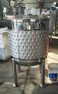 Wholesale 500 Liter Mixer Tank 220V Electric Cooling Dimple Jacketed Mixing Tank from china suppliers