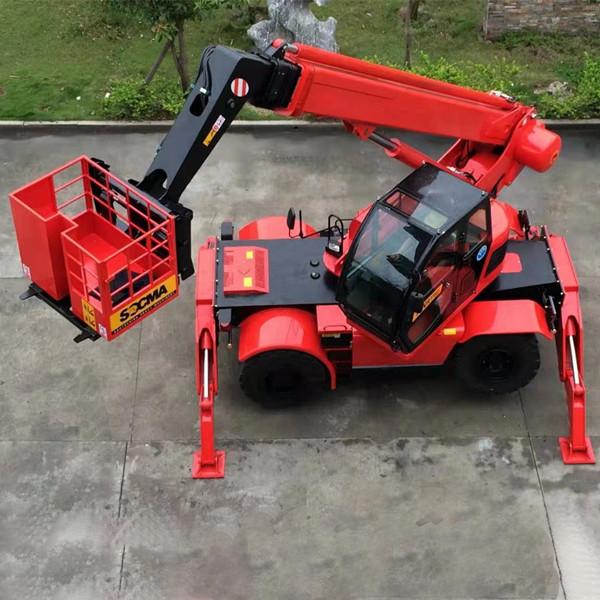 Buy cheap 9 Meter Telescopic Handler Forklift Boom Strong Power 5ton CE Certificate from wholesalers