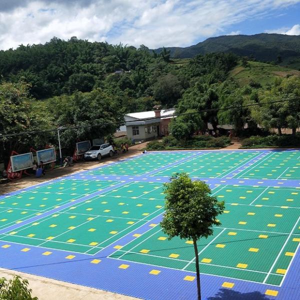 Buy cheap Sport Court PP Tiles Sports Flooring Interlocking With Line Marking Service from wholesalers