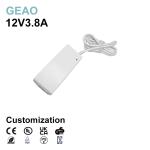 12V 3.8A Desktop Power Adapter For Sphygmomanometer CCTV Light Cat Single Color