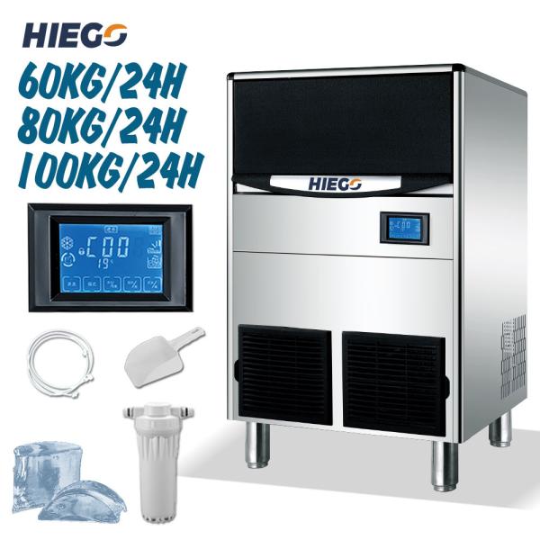 Buy cheap 45kg Crescent Ice Machine 100kg Clear Ice Cube Maker Air Cooling from wholesalers