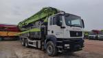 Secondhand 2021 ZLJ5351THBKE 50X-6RZ Concrete Boom Pump Truck For Sale