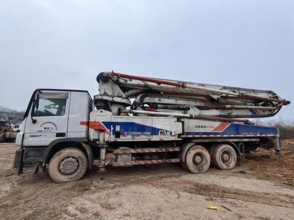 Buy cheap Zoomlion 37m Used Concrete Boom Pump Construction Machinery with Avaliable Spare Parts from wholesalers