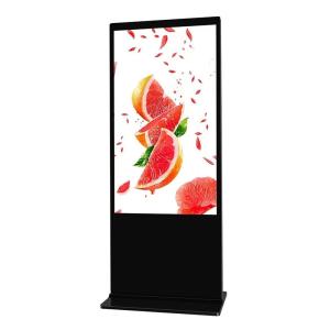 China Android/Windows Floor Standing Digital Signage 16.7M Display Colors With Audio Outputs on sale