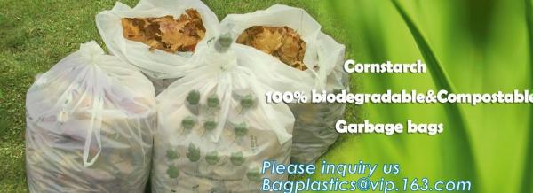 GUARANTEED LOWEST PRICE! 100% Biodegradable hot sell compostable food waste bag,