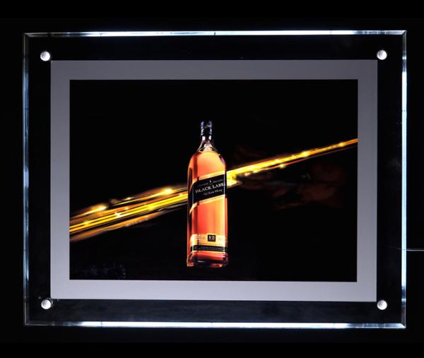 Buy cheap 10mm indoor advertising colorful led acrylic light box from wholesalers
