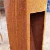 Buy cheap Urban Decoration Led Lighting Boxes Corten Steel Rust Color Bollard Lights from wholesalers