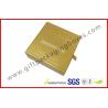 Buy cheap Customized Embossed Logo Golden Paper Rigid Gift Packaging Boxes for USB from wholesalers