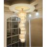 Buy cheap Luxury crystal chandelier duplex building hollow living room lamp large chandelier(WH-NC-91) from wholesalers