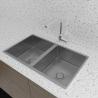 Buy cheap Wooden Unassembled Kitchen Cabinets Semi Custom with MDF Carved door from wholesalers