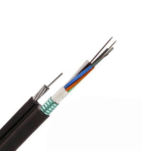 Buy cheap 12 24 72 96 Core FIG8 Aerial GYTC8S Loose Tube Stranded Fiber Optical Cable from wholesalers