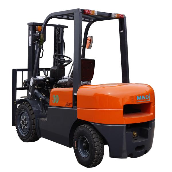 Buy cheap 3000mm Lift Height Diesel Forklift Truck With Pneumatic Tires Automatic Transmission from wholesalers