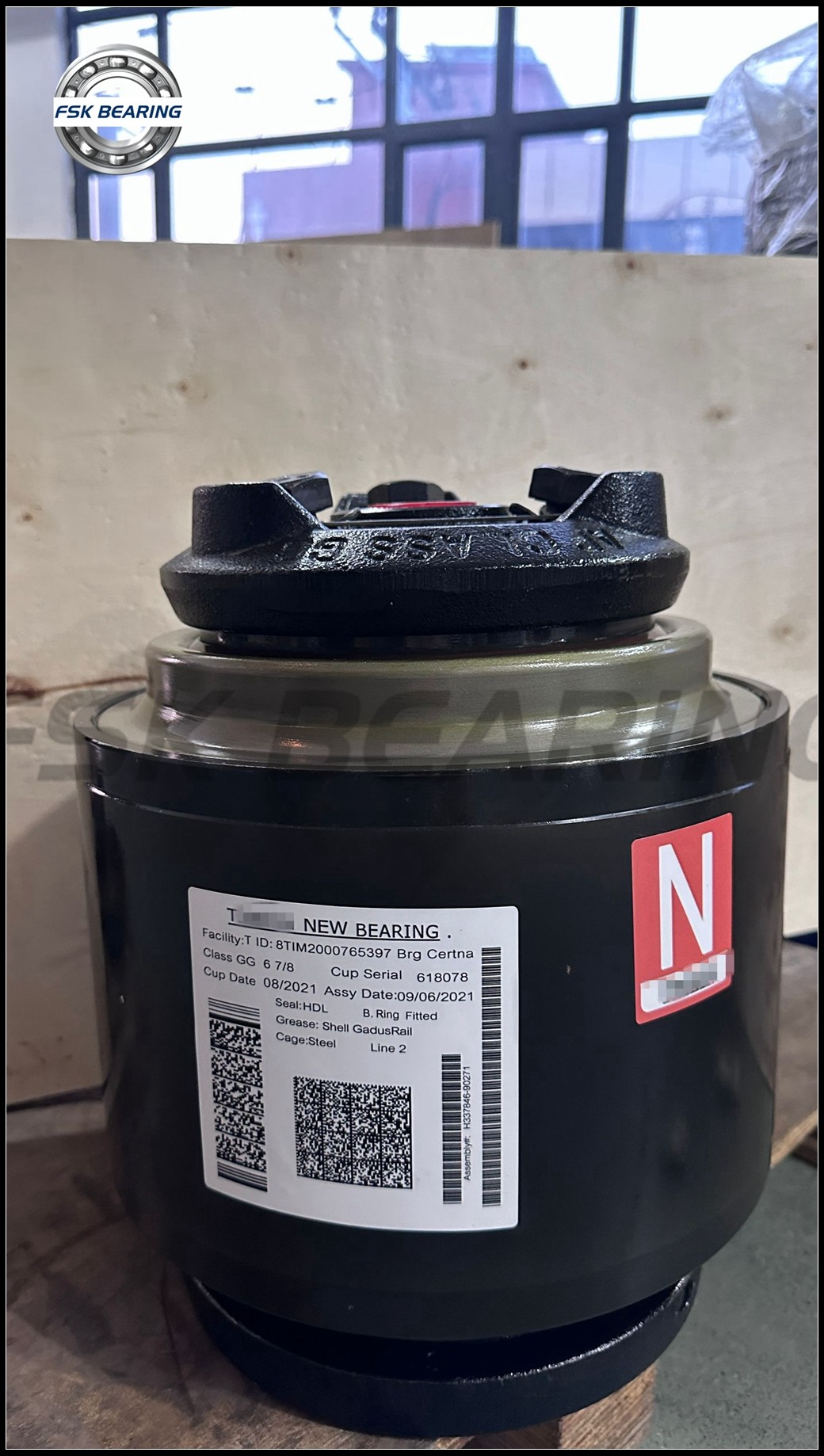 Warranty Class F 6 1/2×12 Double Row Tapered Roller Bearing Shaft ID mm Train Wheel Bearing