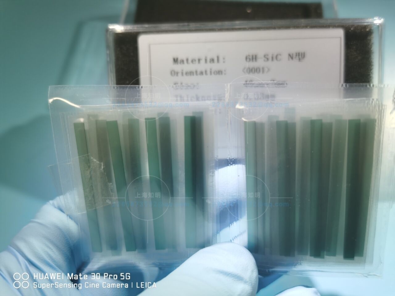 10 Mm X 10 Mm 6H Semi-Insulating Type SiC Substrate Research Grade SiC Crystal Substrate