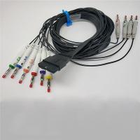 Buy cheap 4mm Minigrabber Test Clip To Banana Plug , Medical EKG Leads For Schiller product