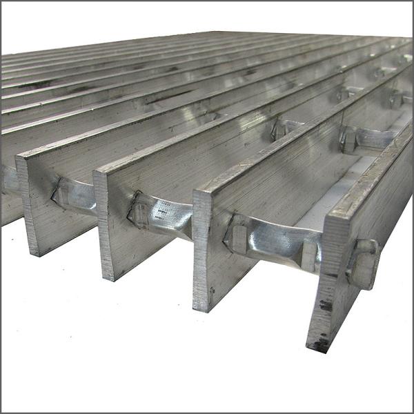 Buy cheap 6063 T6 Industrial Platform CE Passed Aluminum Bar Grating from wholesalers
