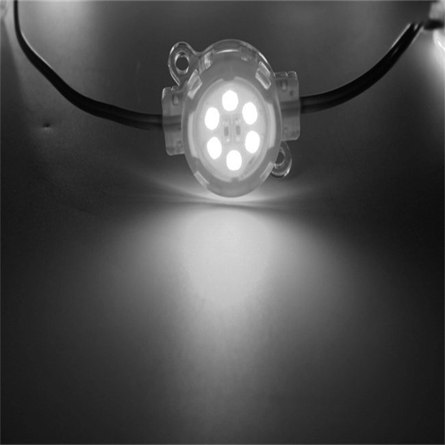 Outdoor Permanent Lights SPI Red Yellow White Point Pixel Led Lights 30mm 6 Leds With Wholesaler Price