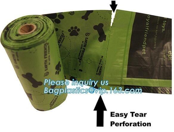 Buy cheap Eco-Friendly Outdoor Dog Cleaning Waste Bag Pet Poop Bags, biodegradable plastic pet cat dog waste bag drawstring dog po from wholesalers
