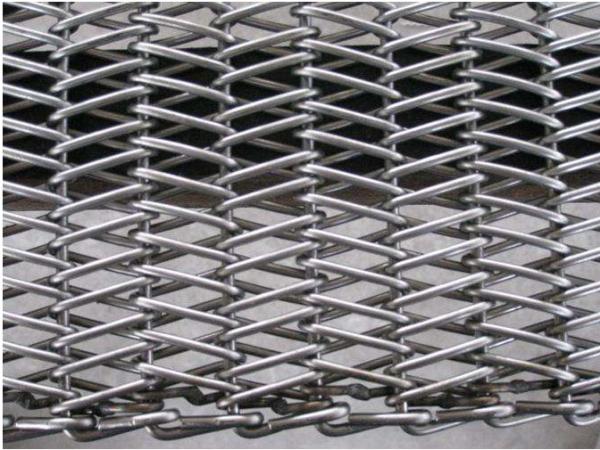 Buy cheap Chain Metal Furnace Conveyor Belt 304 Stainless Steel Flat Surface High Hardness from wholesalers
