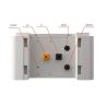 Buy cheap 48V 51.2V 400Ah 20kwh Stackable LiFePO4 Battery Solar Battery Bank For Home from wholesalers