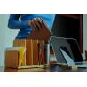 Buy cheap hot selling bamboo book holder brochure holder using office home with factory price from wholesalers