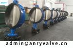 Manual NBR Seats Cast Iron Butterfly Valve PN16 Simple Structure