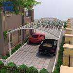 Windproof Aluminum Polycarbonate Carport PC Sheet Car Parking Shed