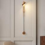 Bedroom atelier Bedside Black Rotation LED art deco lamp bedside light (WH-VR-87