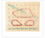 Tie Nail 16.5cm Wooden Learning Toys Montessori Teaching Aid