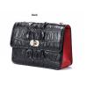 Buy cheap Fashion crocodile skull leather bag for women with one shoulder slung chain small square bag from wholesalers