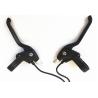 Buy cheap 2 Years Warranty Electric Bike Spare Parts E Brake Levels Black / Silver from wholesalers
