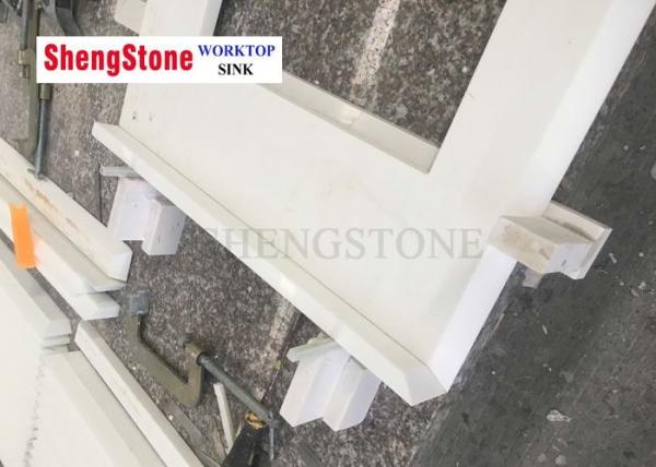 Buy cheap Polishing Super White Nano Glass Countertop Acid Resistance SGS Certificate from wholesalers