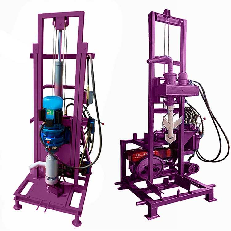 Small Trailer Mounted Water Well Drilling Rig Portable Hydraulic Water Well Drilling Machine