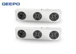 Low Noise 3 Head Industrial Air Ionizer Desktop Air Blower