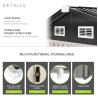 Buy cheap 113*8.7*63 inch Modern Backyard Lawn Tool Shed House for Waterproof Garden Storage from wholesalers