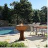Buy cheap 1000mm Corten Steel Outdoor Cooking Grills With Detachable Base from wholesalers