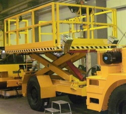 Buy cheap Hydraulic Underground Scissor Lift Truck Platform High Performance Large Size from wholesalers