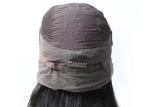Average Size Human Lace Front Wigs , Natural Color Indian Women 360 Lace Frontal