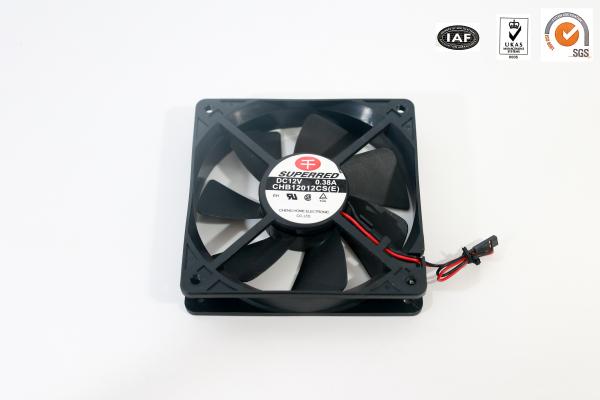 Buy cheap AWG26 Lead Wire DC Cooling Fan 80x80x25mm Plastic PBT Material from wholesalers