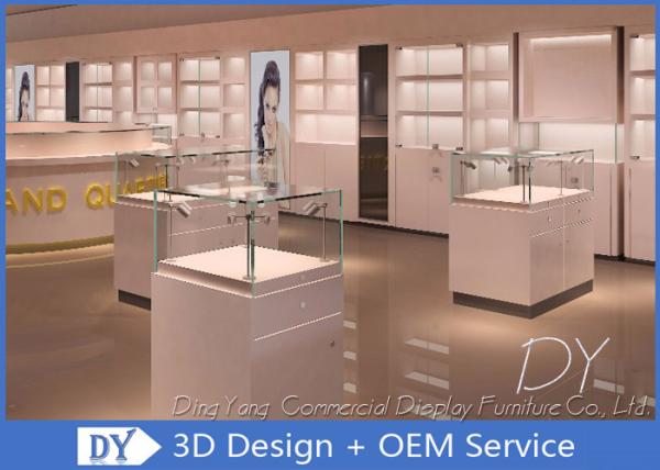 Buy cheap Unique Commercial Countertop Jewelry Display Cases For Showroom from wholesalers