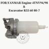 Buy cheap Engine Excavator Fuel Filter Oil Water Filter For YANMAR 4TNV94/98 DOOSAN DH60-7 DH80-7 from wholesalers