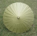 Wedding Party Chinese Paper Parasols Umbrella Solid Color 57cm Length 42cm