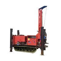 Buy cheap Pneumatic Water Well Drill Rig Crawler Mounted For 180m Drilling product