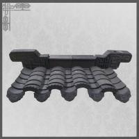 Buy cheap Ancient Unglazed Chinese Clay Roof Tiles Japanese Building Mosque Grey Ceramic product