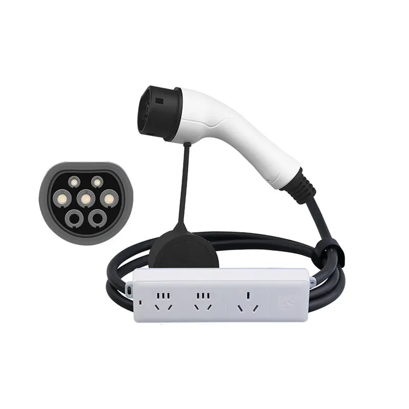 Outdoor Camping 3.5KW V2L Type2 EV Connectors with CE Approved Certificate and Extension Plug Socket