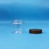 Buy cheap Cheap Small Candy Cookie transparent PET Round Plastic Jars Food Grade Screw Lids from wholesalers